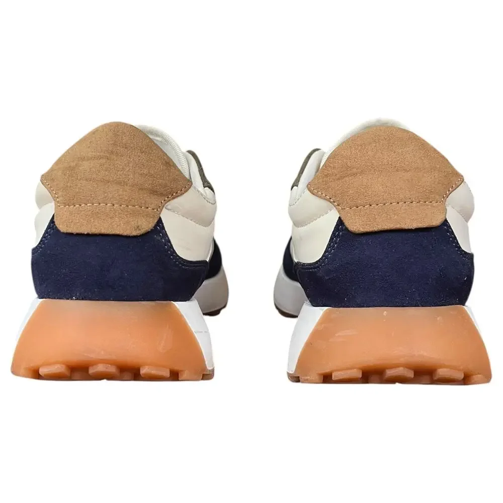 Steve Madden Escapade Sporty Sneaker Navy Pink Green Cream Women's 8.5 - Picture 7 of 9